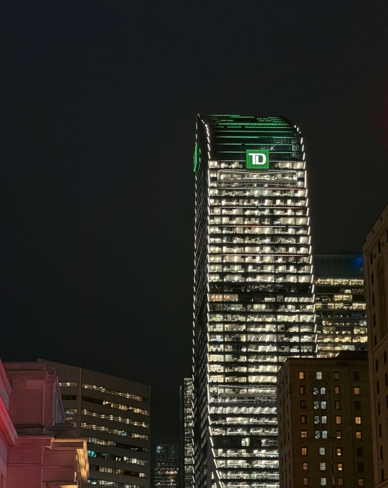 td bank night time